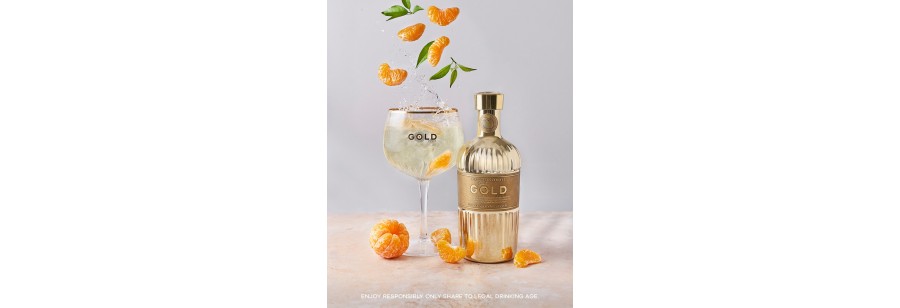 Gold 999.9 Finest Tangerines Gin, 700ml